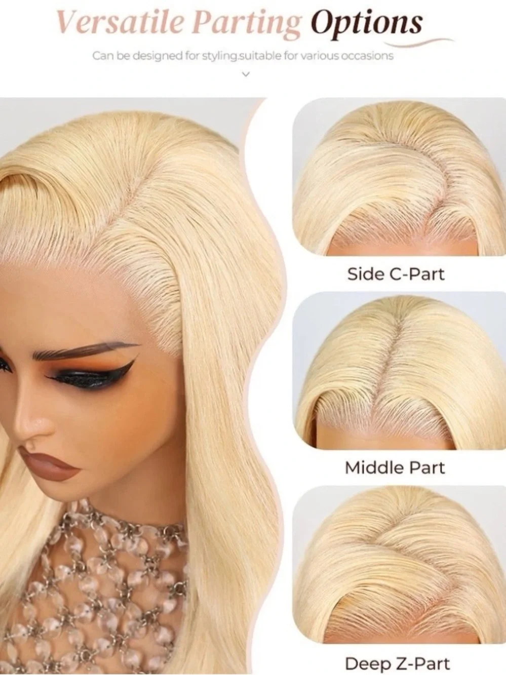 Blonde Straight Short Lace Front Wig Human Hair 12” 6x5 HD 200% Density Dome Cap